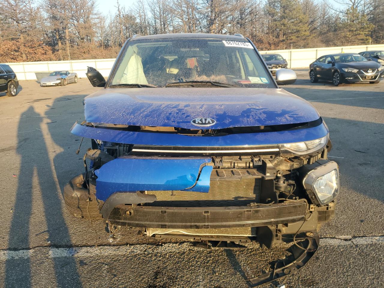 2020 KIA Soul VIN KNDJ23AU4L7007031 Copart auction photo, front end / side damage thumbnail 5