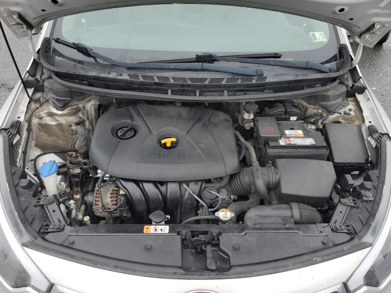 2015 KIA Forte VIN KNAFK4A60F5287427 Copart auction photo, normal wear damage thumbnail 11