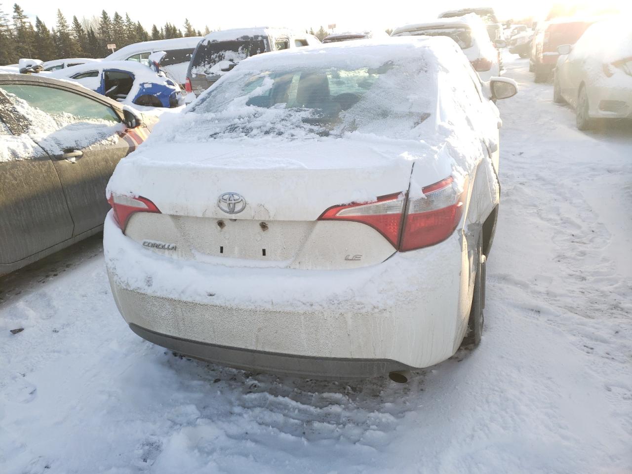 2016 Toyota Corolla VIN 2T1BURHE1GC702863 Copart auction photo, rear end damage thumbnail 6