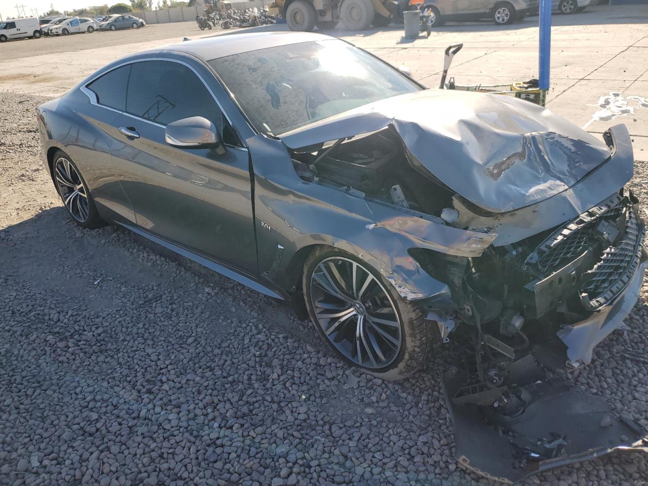 2019 Infiniti Q60 VIN JN1EV7EK0KM23012 Copart auction photo, front end damage thumbnail 4