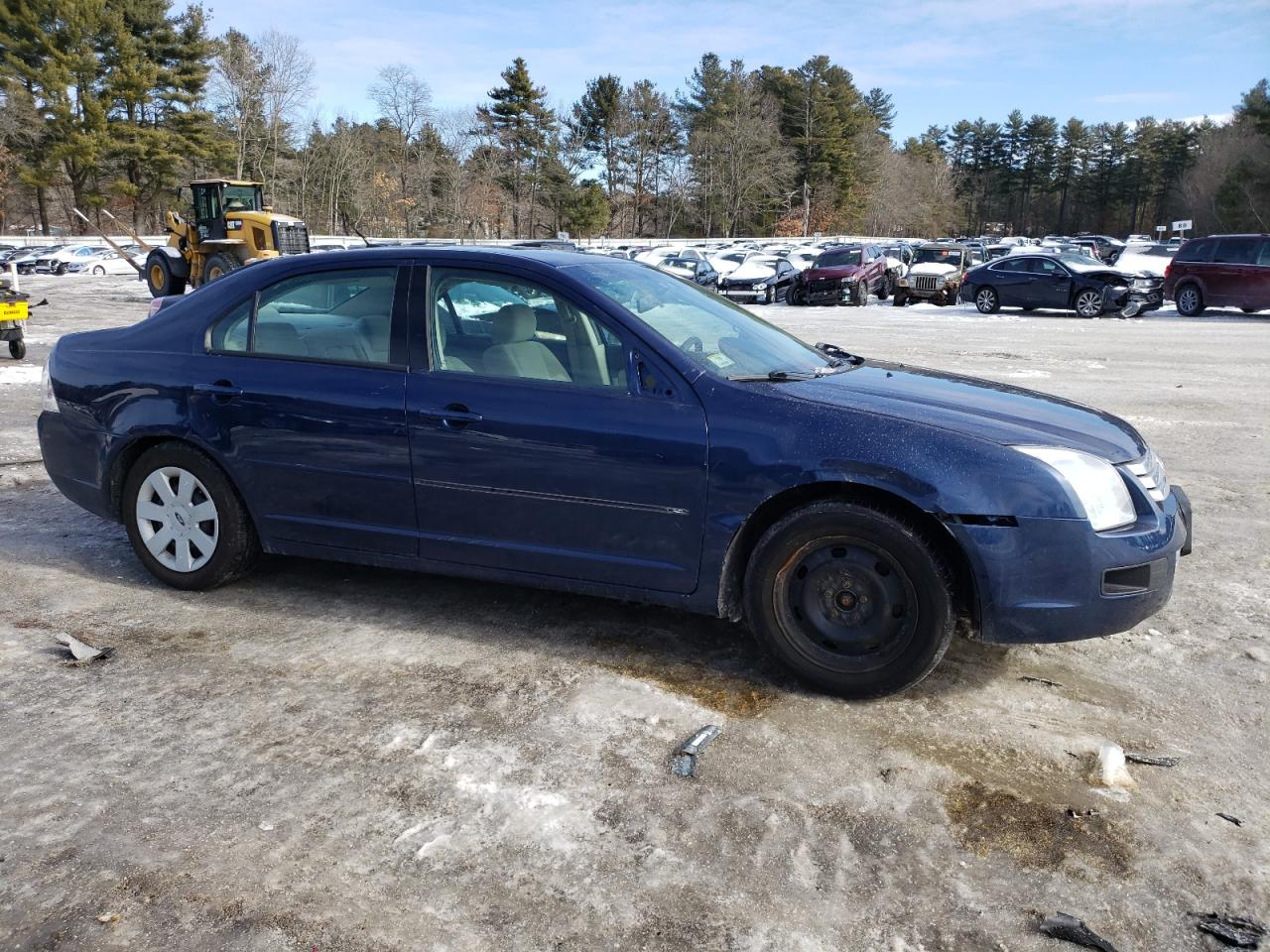 2007 Ford Fusion VIN 3FAHP06Z47R125832 Copart auction photo, undercarriage / side damage thumbnail 4