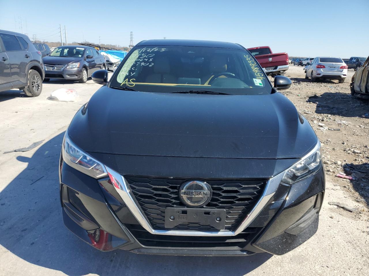 2021 Nissan Sentra VIN 3N1AB8CV3MY257902 Copart auction photo, side / rear end damage thumbnail 5