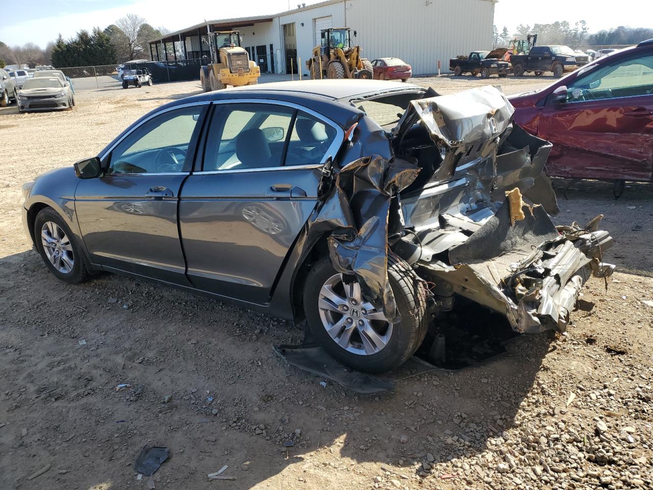 2012 Honda Accord VIN 1HGCP2F61CA241436 Copart auction photo, rear end damage thumbnail 2