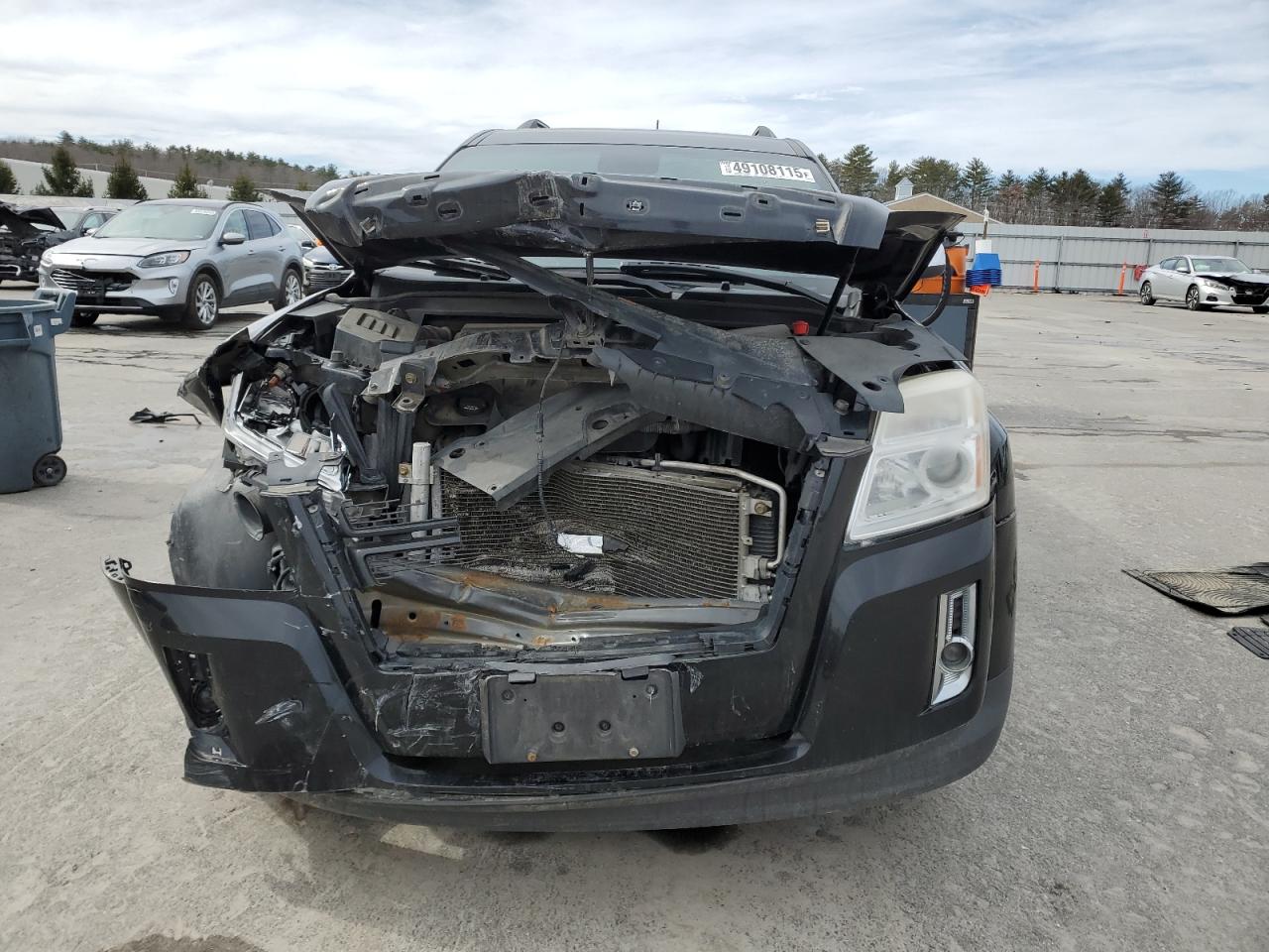 2014 GMC Terrain VIN 2GKFLWE31E6348416 Copart auction photo, front end / minor dent/scratches damage thumbnail 5