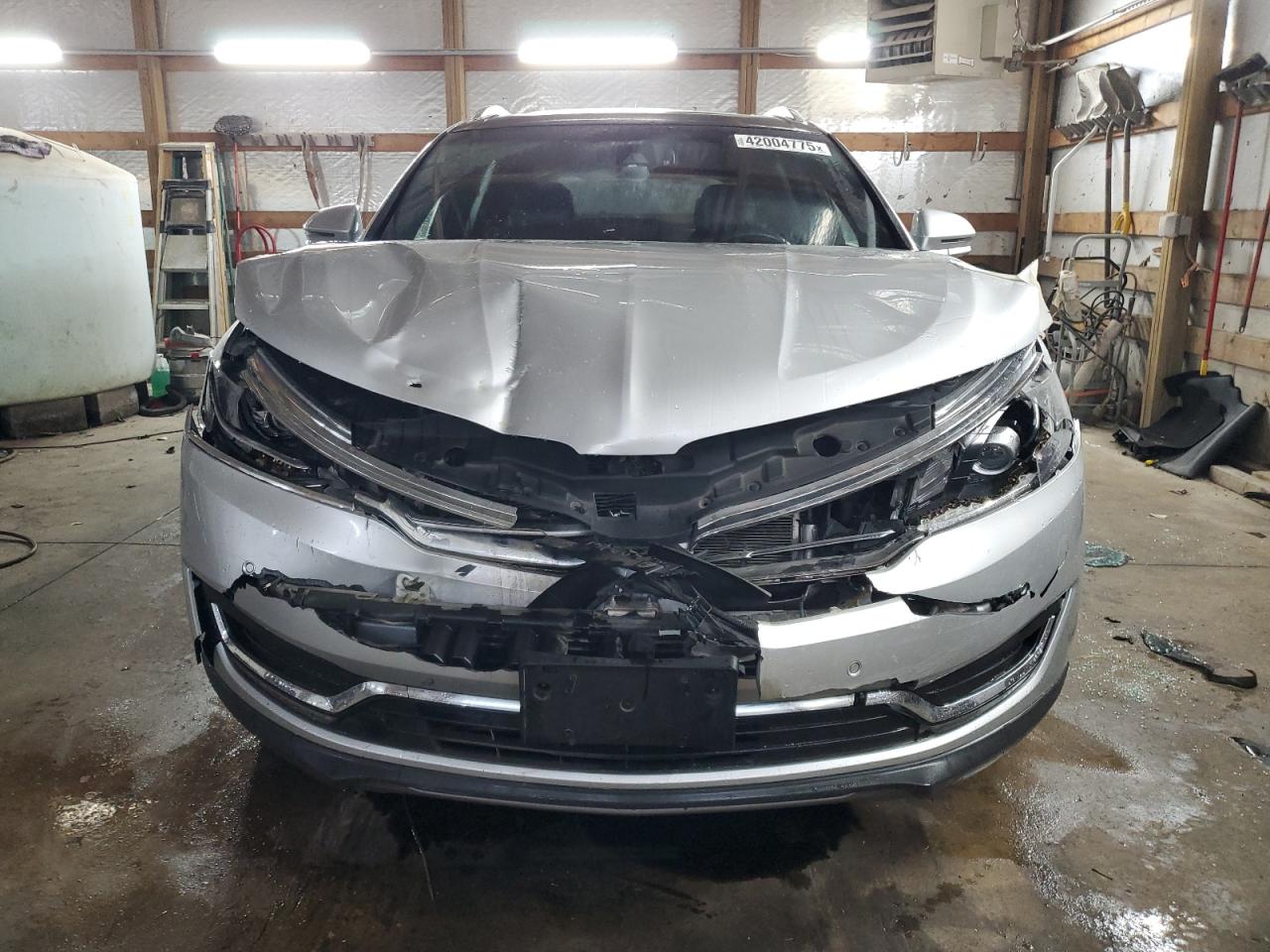 2016 Lincoln MKX VIN 2LMTJ8LR9GBL61206 Copart auction photo, front end damage thumbnail 5