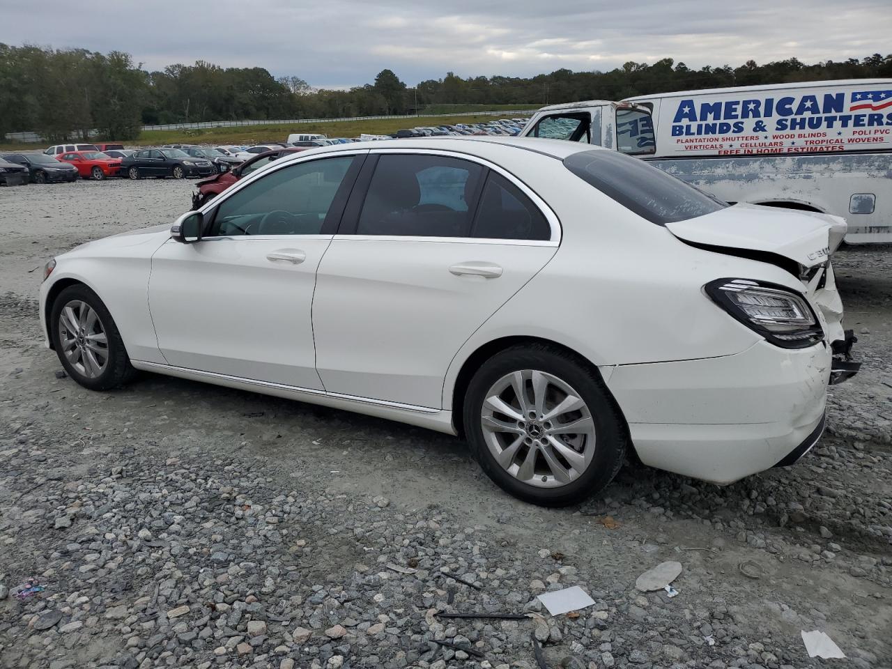 2019 Mercedes-Benz C-klasse VIN 55SWF8DB1KU294708 Copart auction photo, rear end damage thumbnail 2