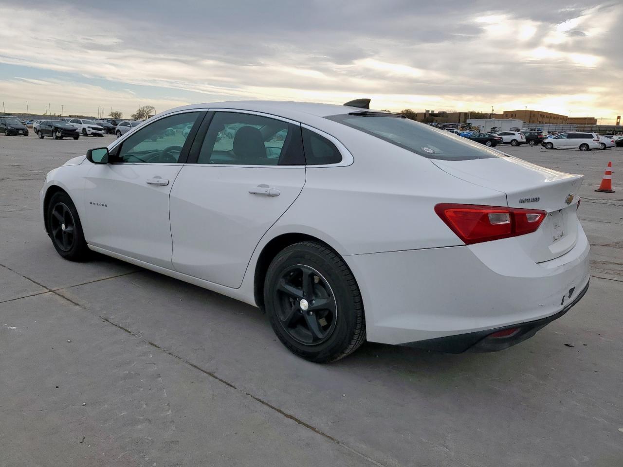 2017 Chevrolet Malibu VIN 1G1ZB5ST2HF143006 Copart auction photo, front end / rear end damage thumbnail 2