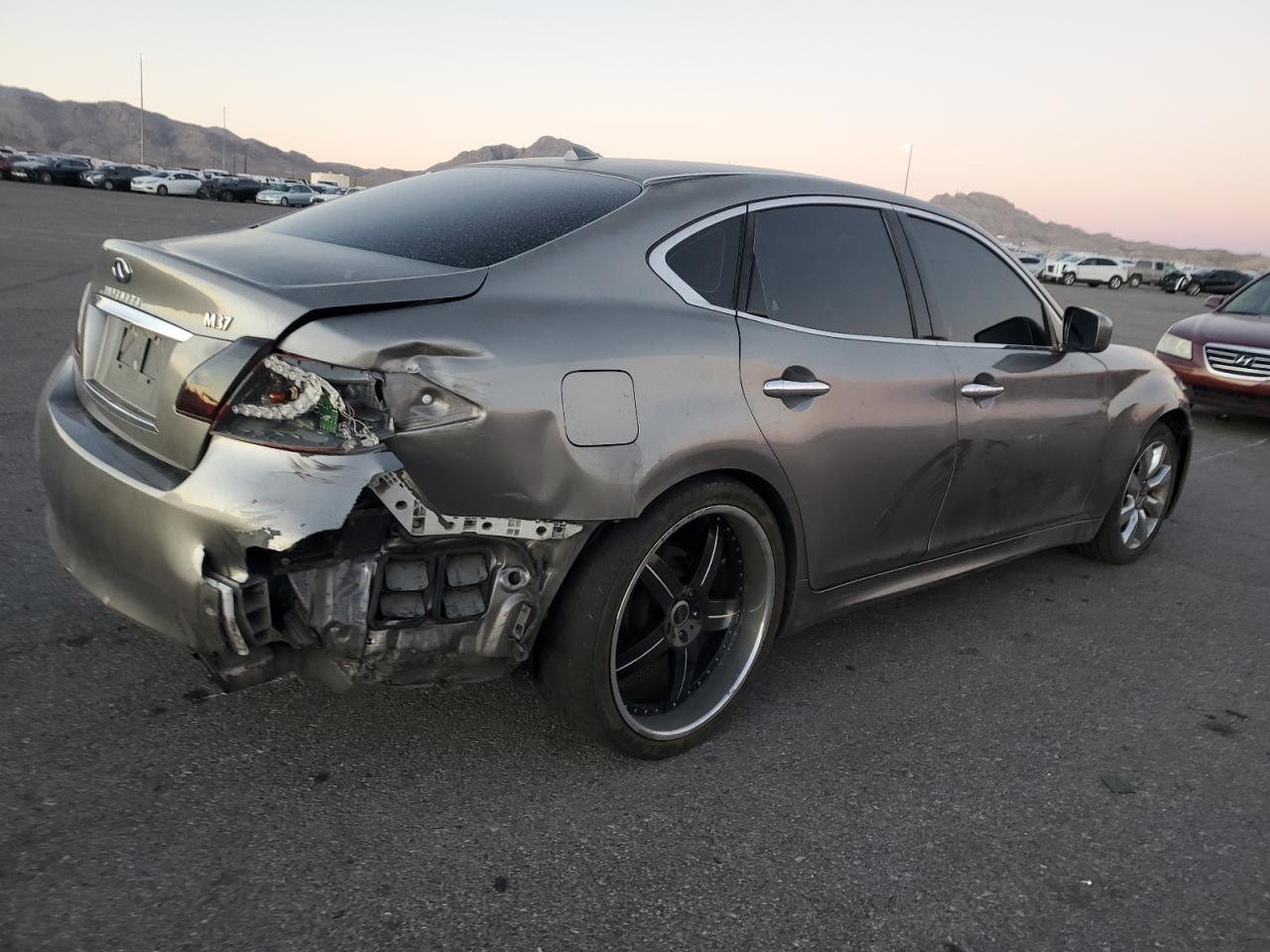2011 Infiniti M VIN JN1BY1AP3BM321581 Copart auction photo, all over damage thumbnail 3