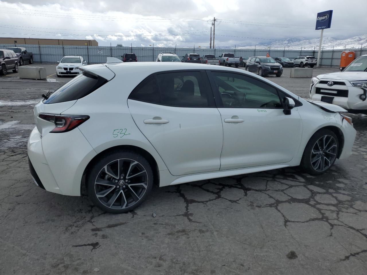 2019 Toyota Corolla VIN JTNK4RBE5K3035348 Copart auction photo, mechanical / front end damage thumbnail 3