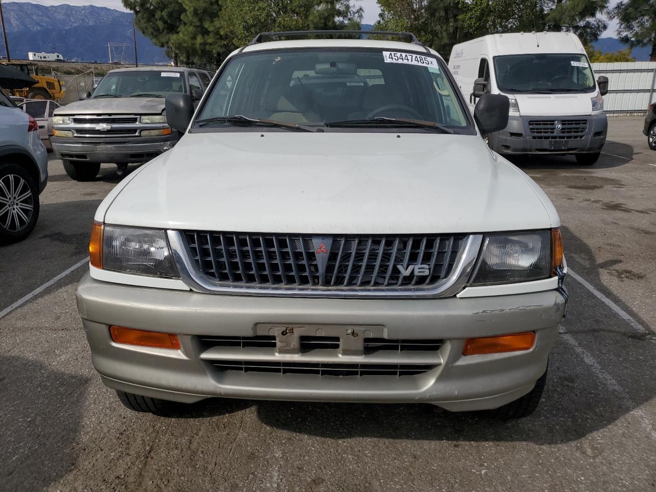 1999 Mitsubishi Montero VIN JA4LS31H2XP037110 Copart auction photo, front end / rear end damage thumbnail 5