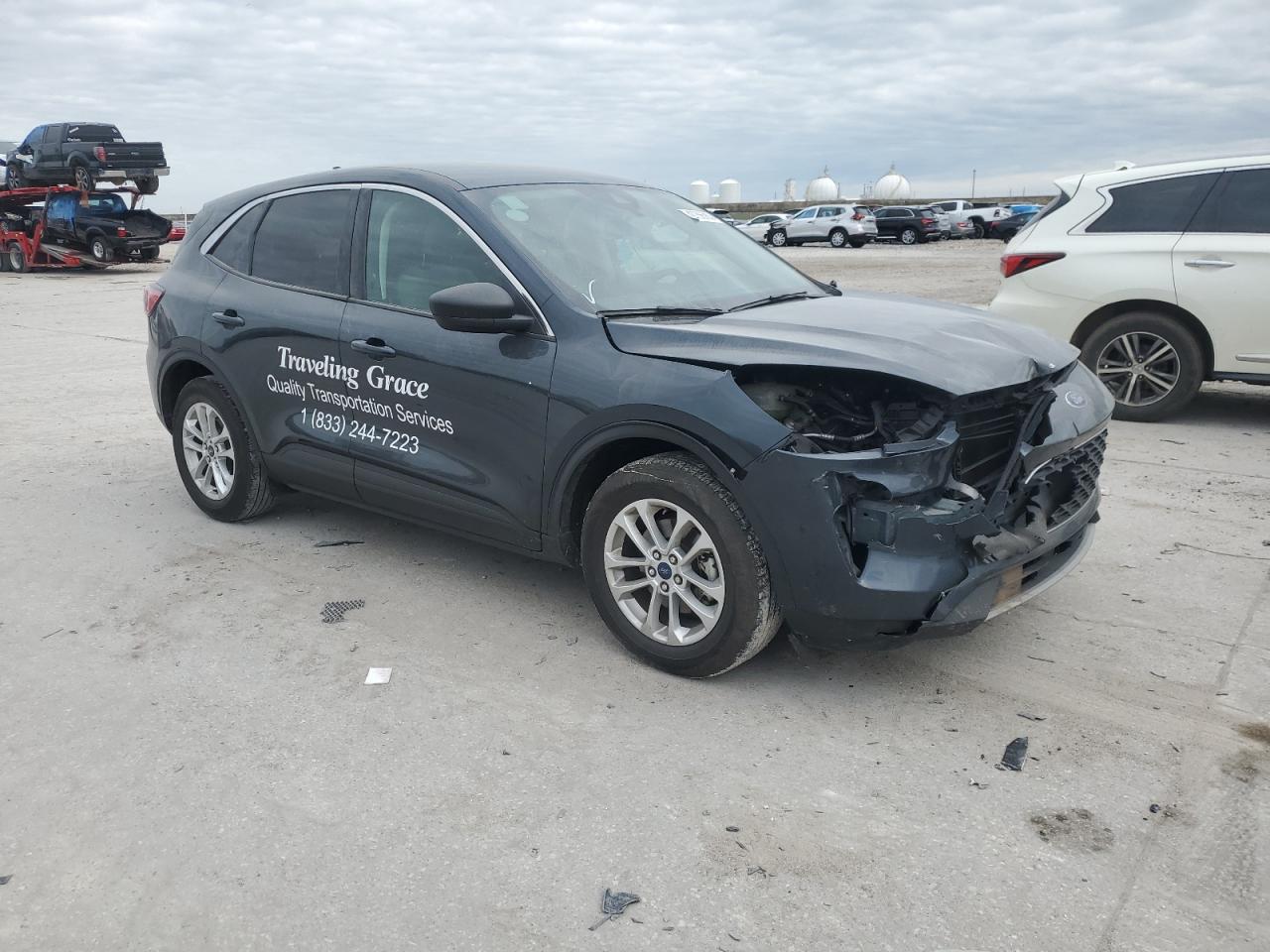 2022 Ford Escape VIN 1FMCU0G64NUB84687 Copart auction photo, front end damage thumbnail 4