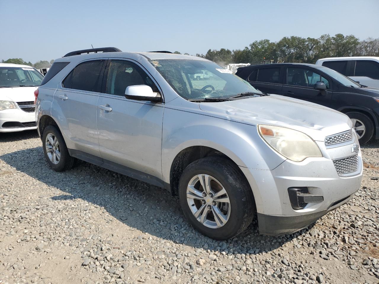 2014 Chevrolet Equinox VIN 2GNALBEK9E6273915 Copart auction photo, front end / top/roof damage thumbnail 4