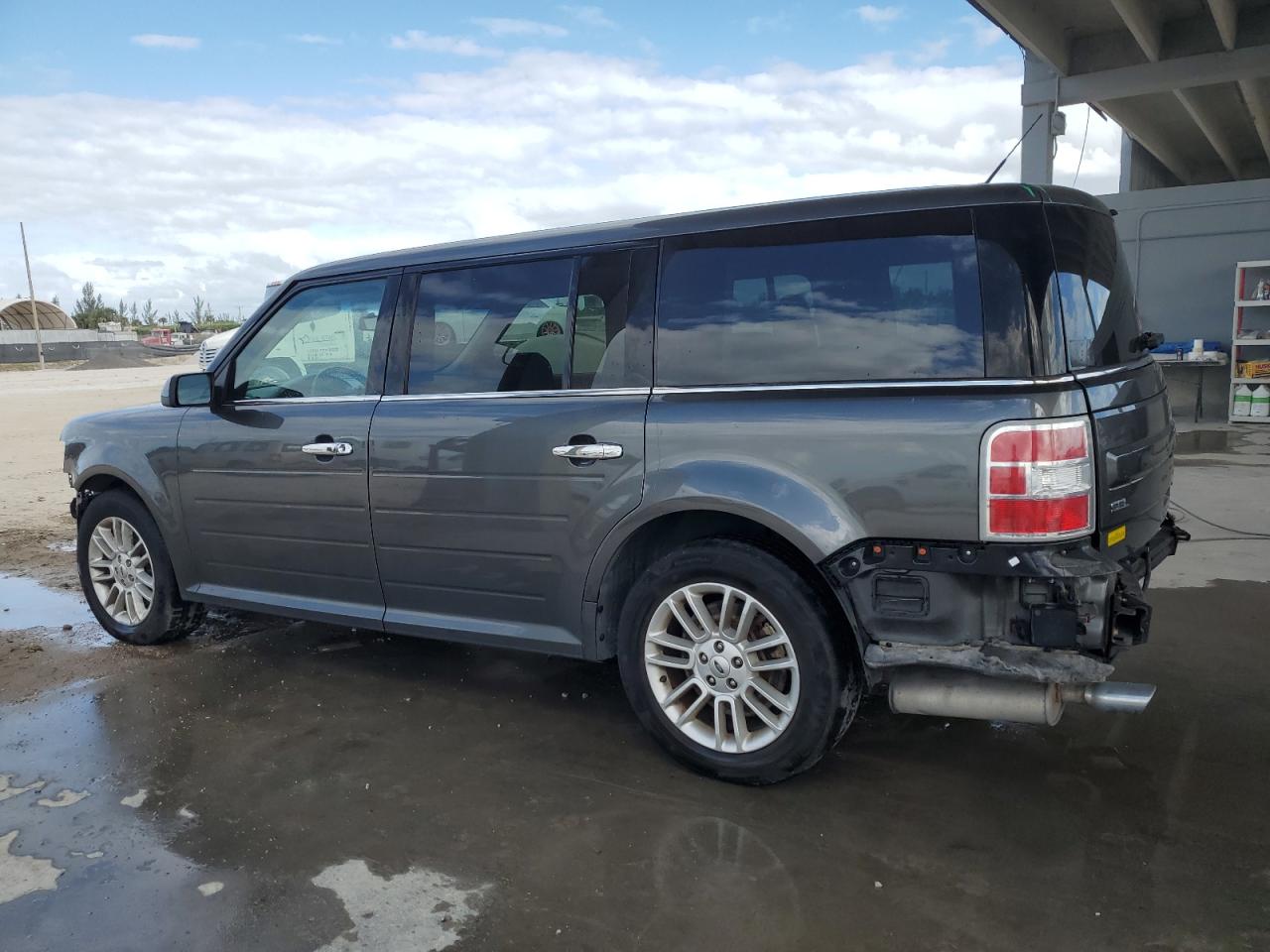 2018 Ford Flex VIN 2FMGK5C8XJBA10134 Copart auction photo, rear end / front end damage thumbnail 2