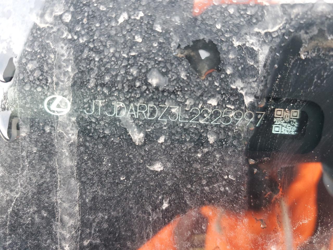 2020 Lexus NX VIN JTJDARDZ3L2225997 Copart auction photo, side damage thumbnail 13