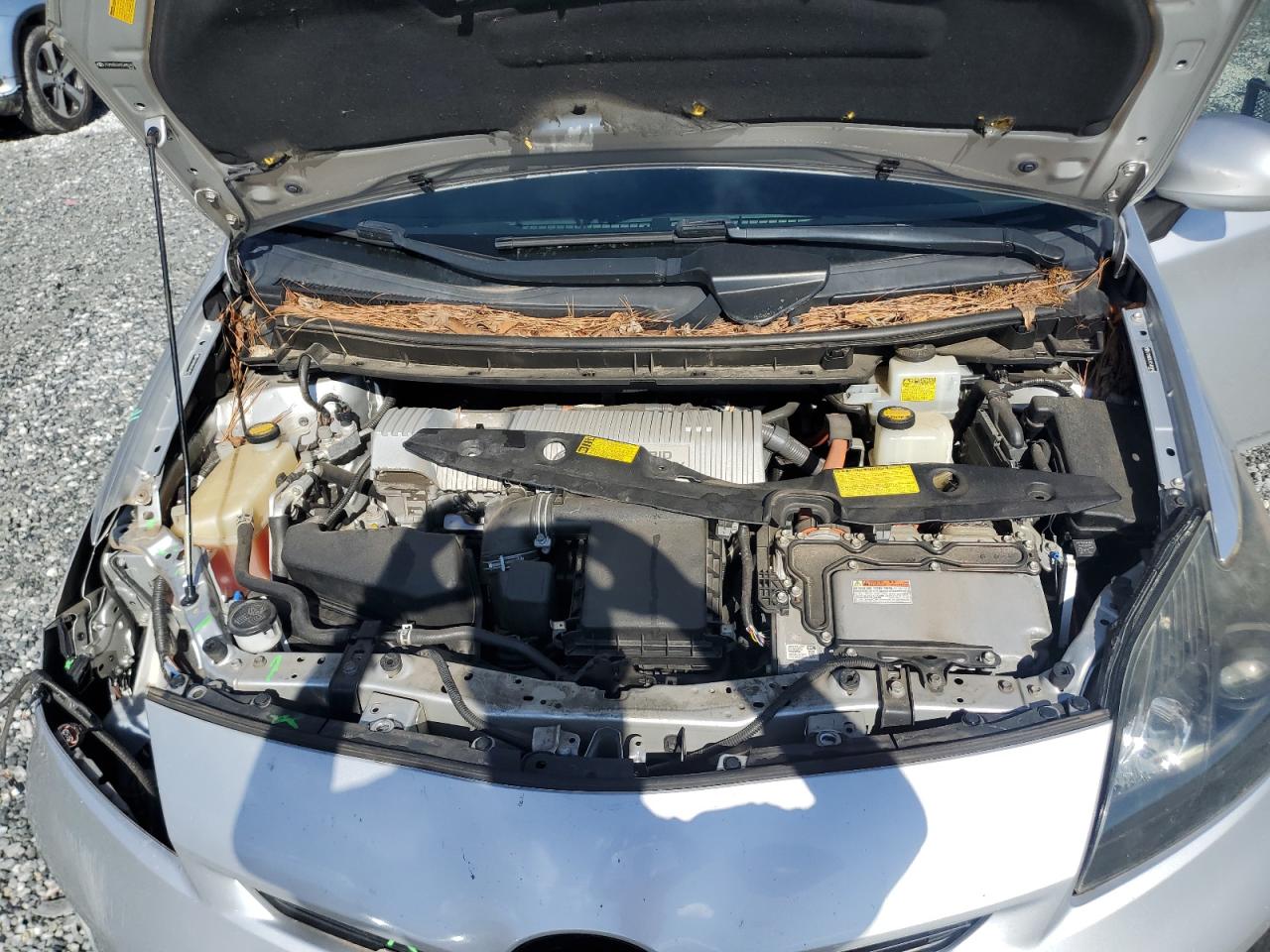 2012 Toyota Prius VIN JTDKN3DUXC5445197 Copart auction photo, all over damage thumbnail 11