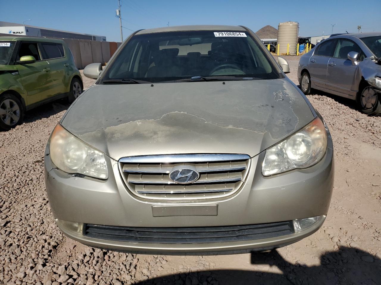 2010 Hyundai Elantra VIN KMHDU4AD9AU008019 Copart auction photo, side / rear end damage thumbnail 5