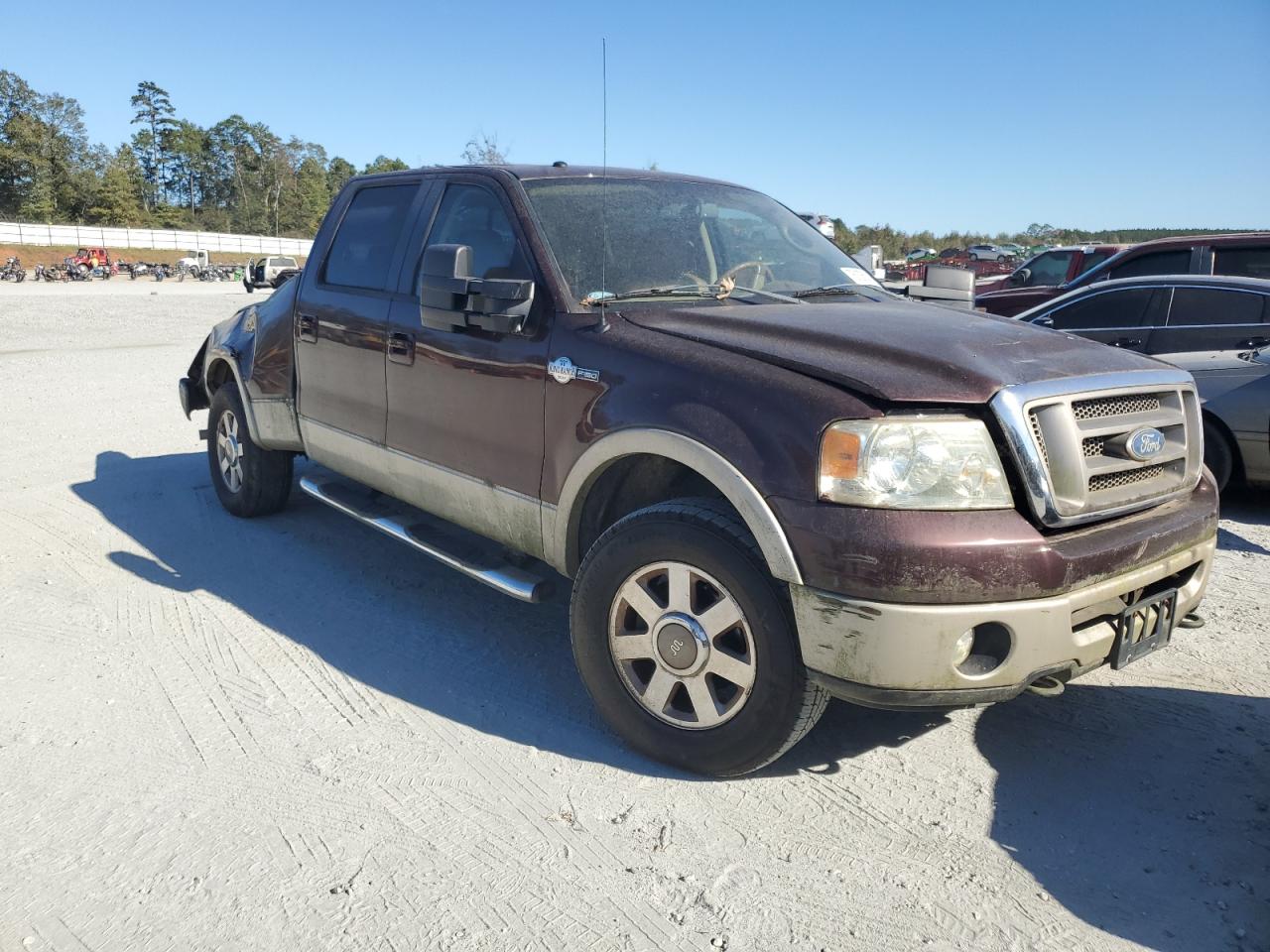 2008 Ford F-150 VIN 1FTPW14V08KB63370 Copart auction photo, all over damage thumbnail 4