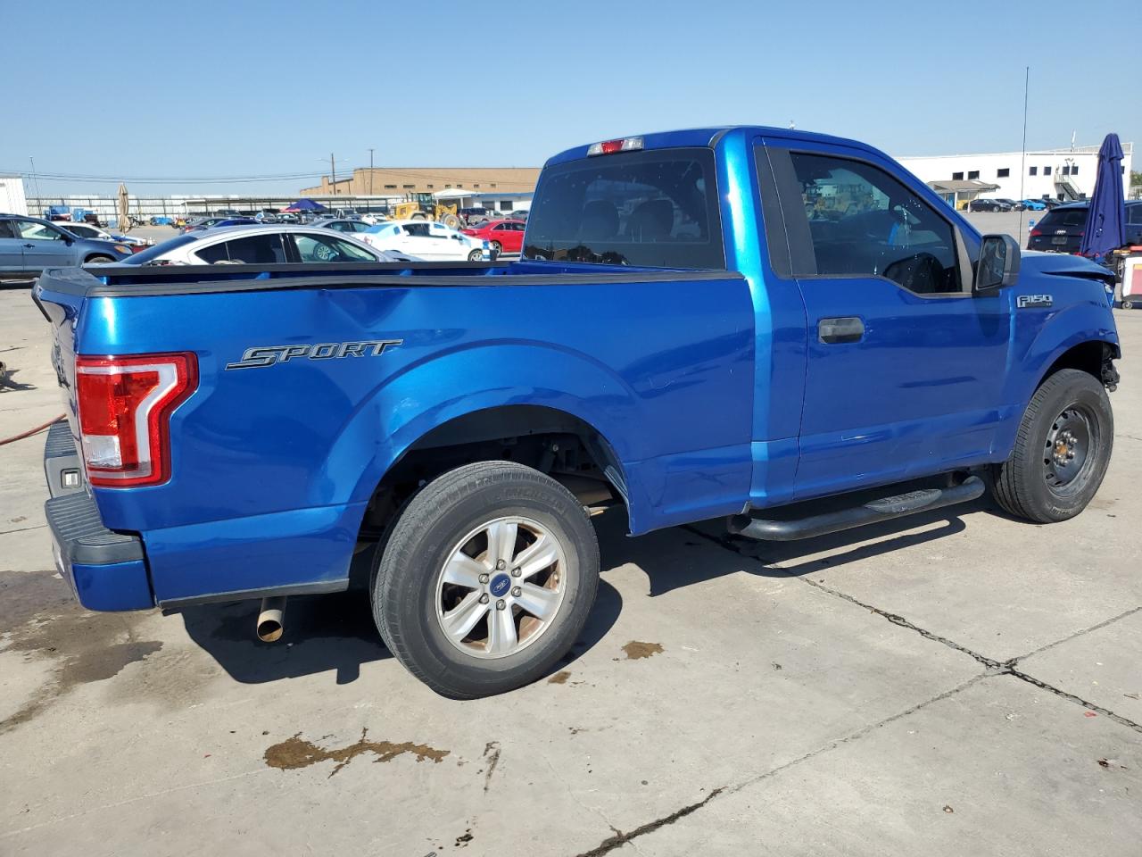 2016 Ford F-150 VIN 1FTMF1C89GFA36851 Copart auction photo, front end / rear end damage thumbnail 3