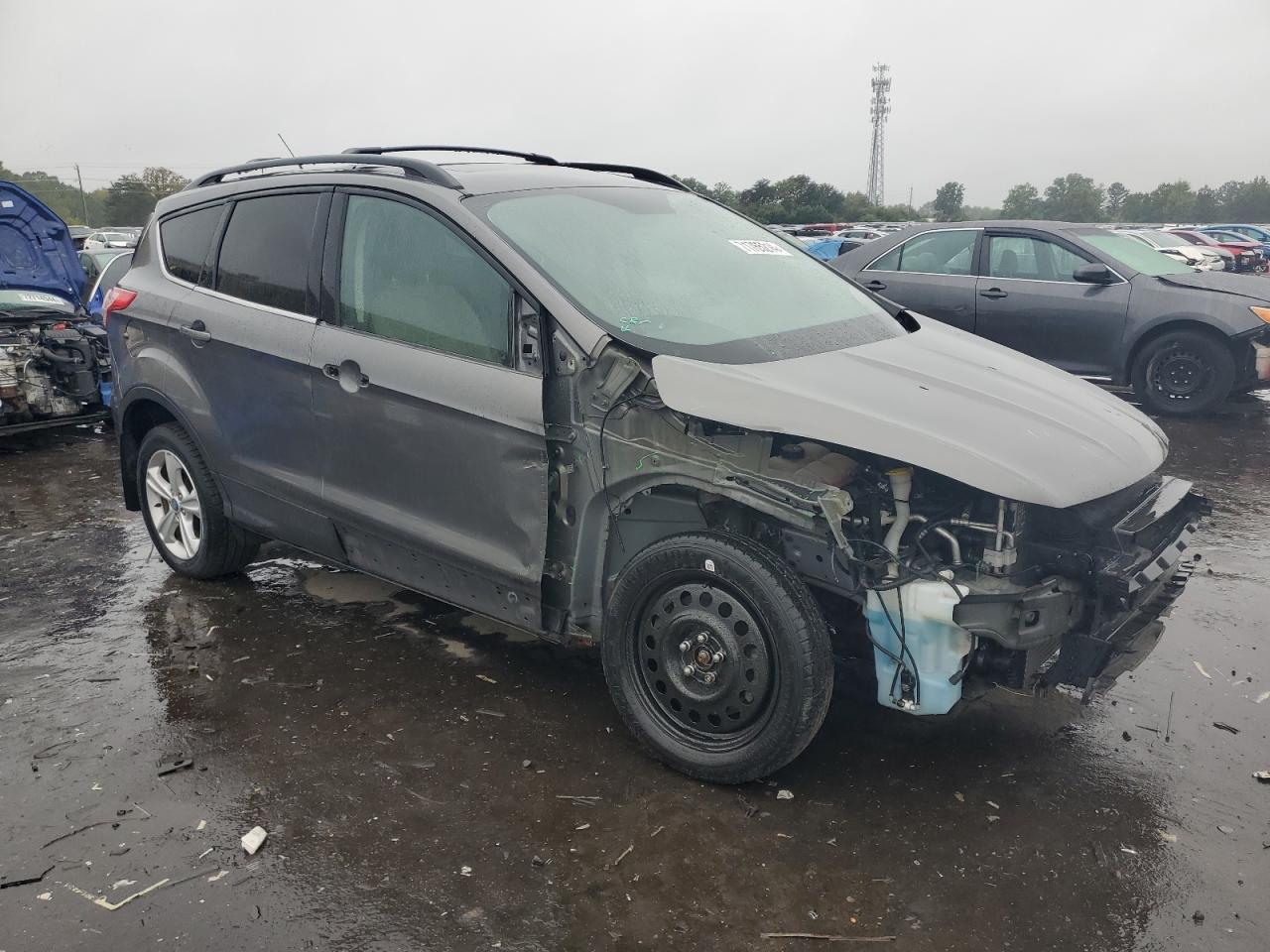 2013 Ford Escape VIN 1FMCU9GX0DUB06855 Copart auction photo, front end / side damage thumbnail 4