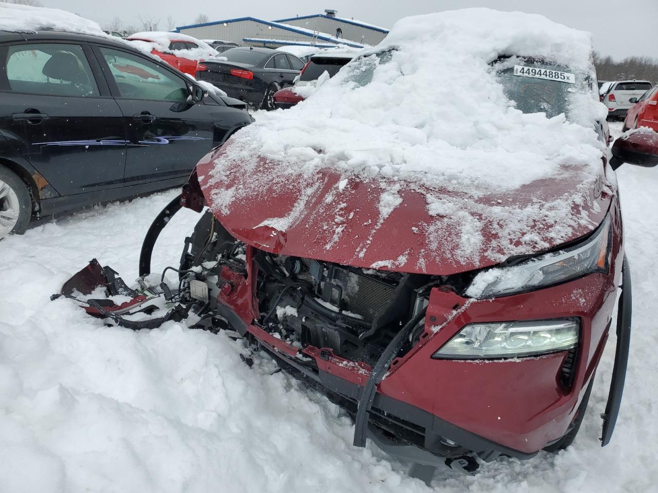 2021 Nissan Rogue VIN JN8AT3CB4MW201868 Copart auction photo, front end damage thumbnail 5