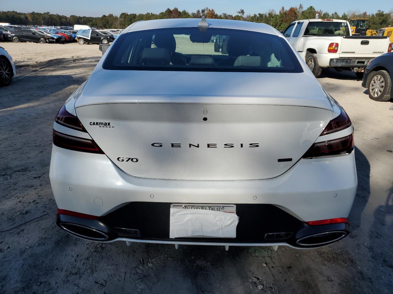 2022 Genesis G70 VIN KMTG54TE1NU082773 Copart auction photo, side damage thumbnail 6