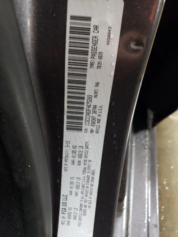 2015 Chrysler 200 VIN 1C3CCCAB3FN675203 Copart auction photo, front end / side damage thumbnail 12