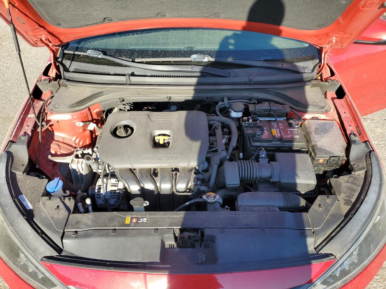 2020 Hyundai Elantra VIN 5NPD84LFXLH631427 Copart auction photo, side damage thumbnail 12