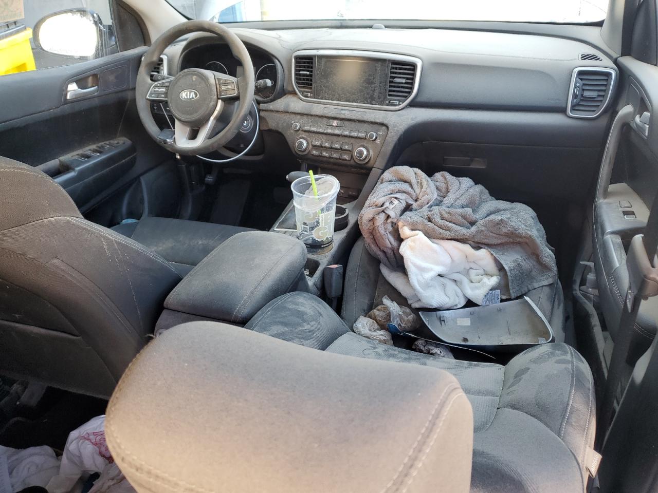 2021 KIA Sportage VIN KNDPM3AC5M7932091 Copart auction photo, top/roof damage thumbnail 8