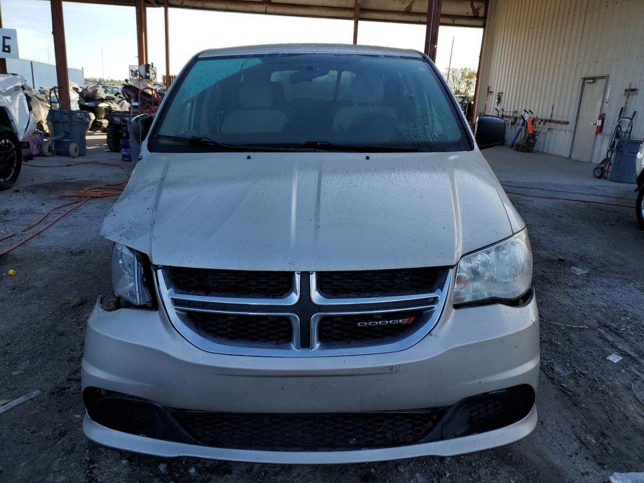 2014 Dodge Caravan VIN 2C4RDGBG6ER298419 Copart auction photo, front end / side damage thumbnail 5