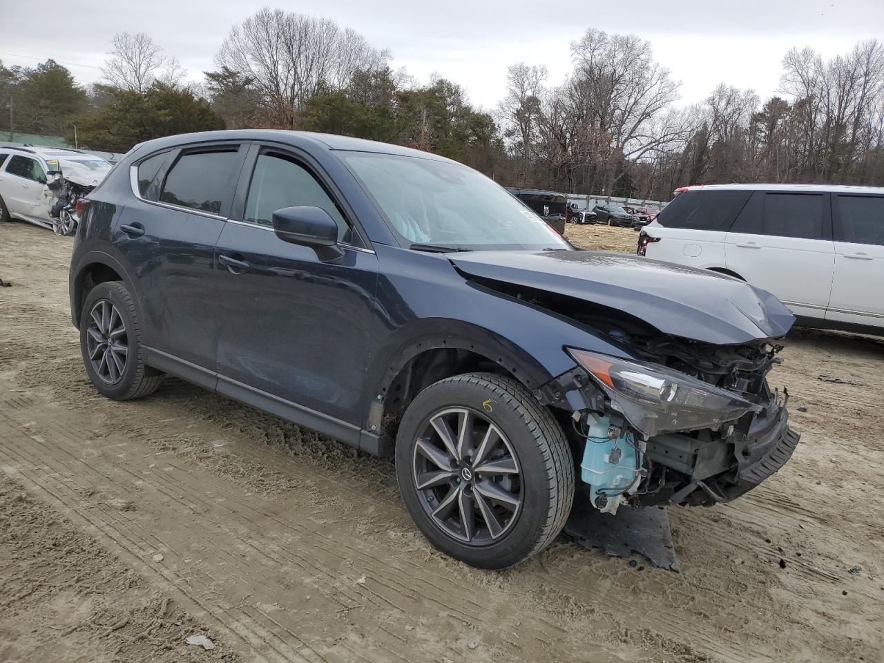 2018 Mazda CX-5 VIN JM3KFACM2J1392896 Copart auction photo, mechanical / front end damage thumbnail 4