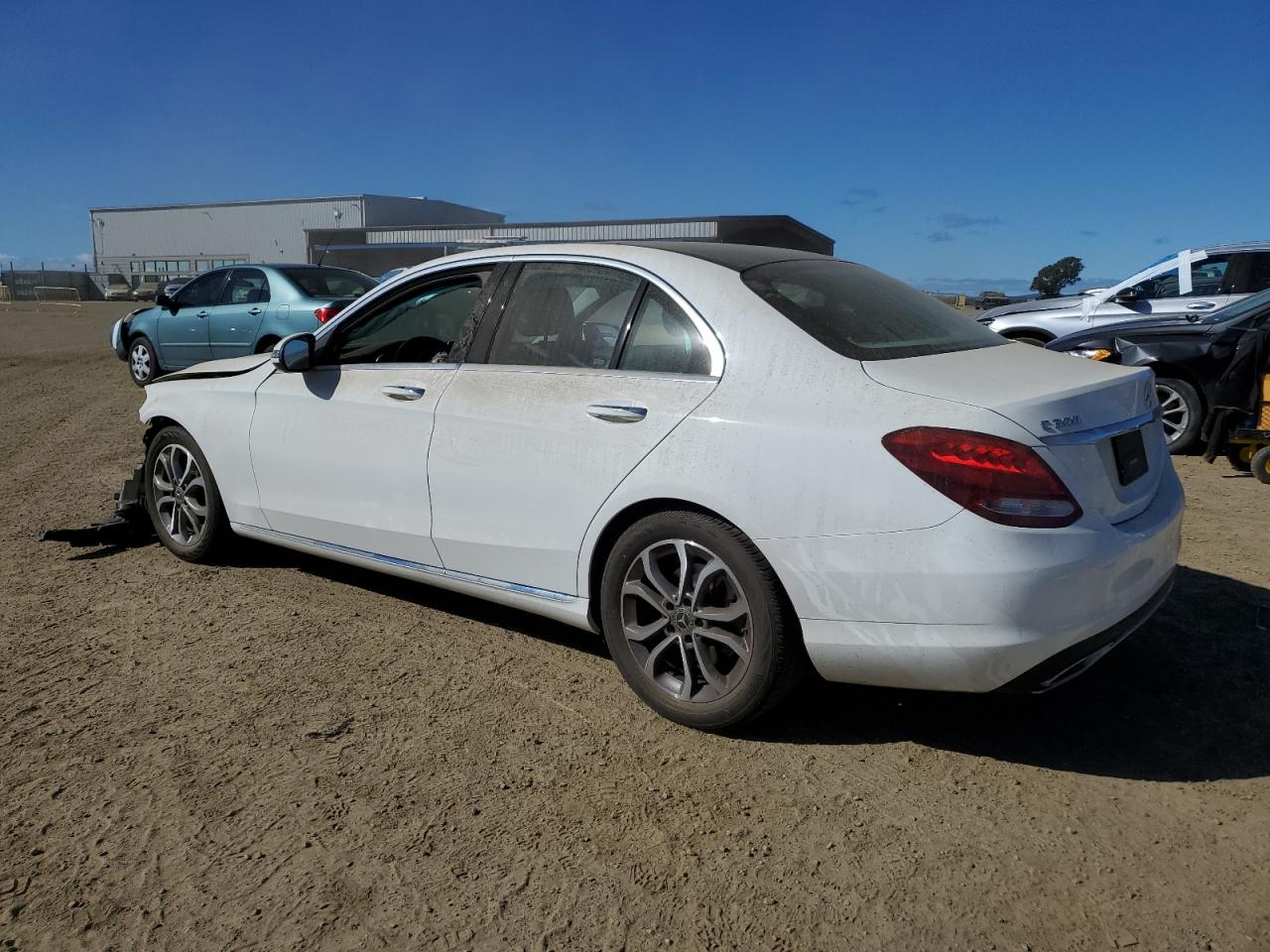 2017 Mercedes-Benz C-klasse VIN 55SWF4JB3HU234113 Copart auction photo, front end damage thumbnail 2