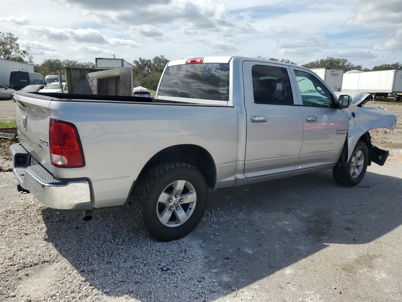 2014 RAM 1500 VIN 1C6RR7KG7ES204698 Copart auction photo, front end damage thumbnail 3