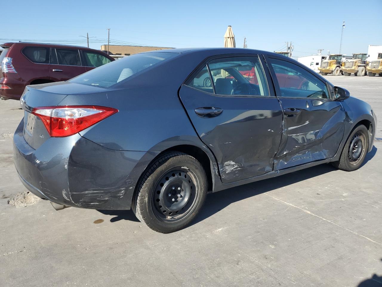 2014 Toyota Corolla VIN 2T1BURHE4EC218585 Copart auction photo, side damage thumbnail 3
