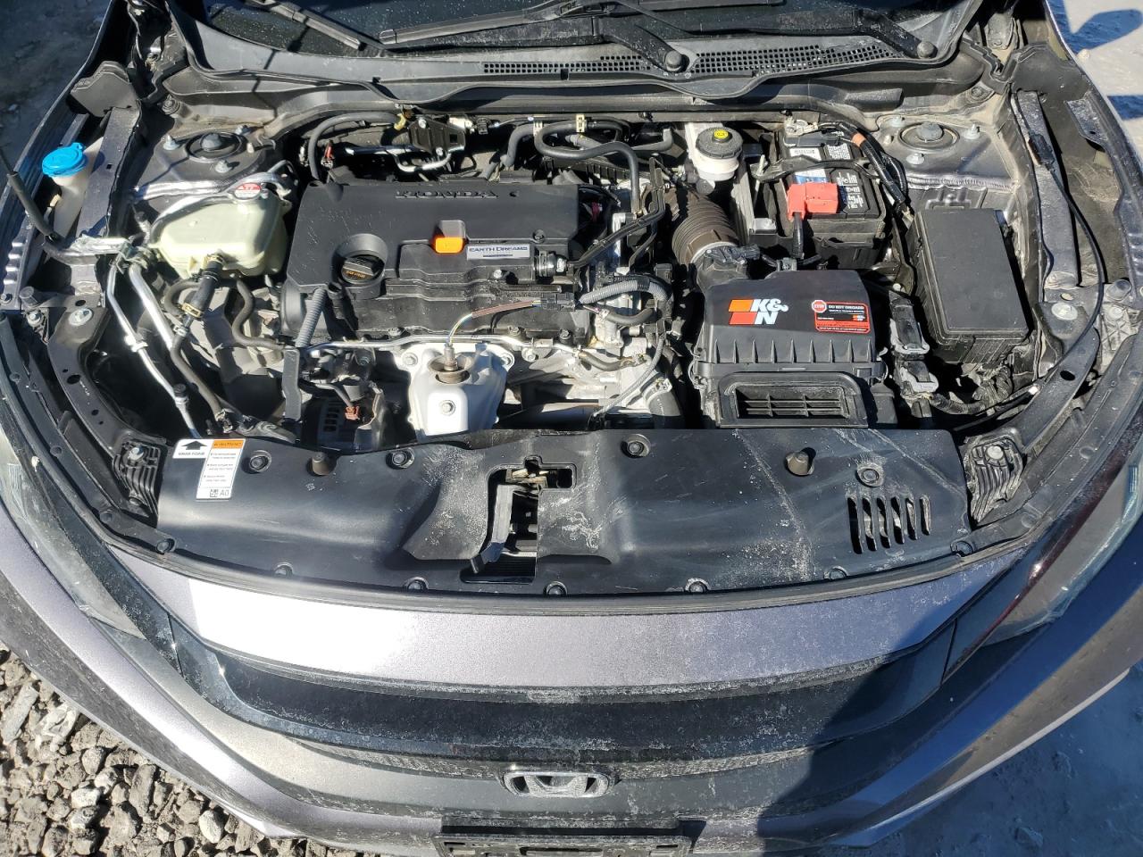 2020 Honda Civic VIN 2HGFC2F64LH557200 Copart auction photo, side / rear end damage thumbnail 11