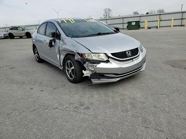 2015 Honda Civic VIN 19XFB2F72FE040908 Copart auction photo, front end / side damage thumbnail 11