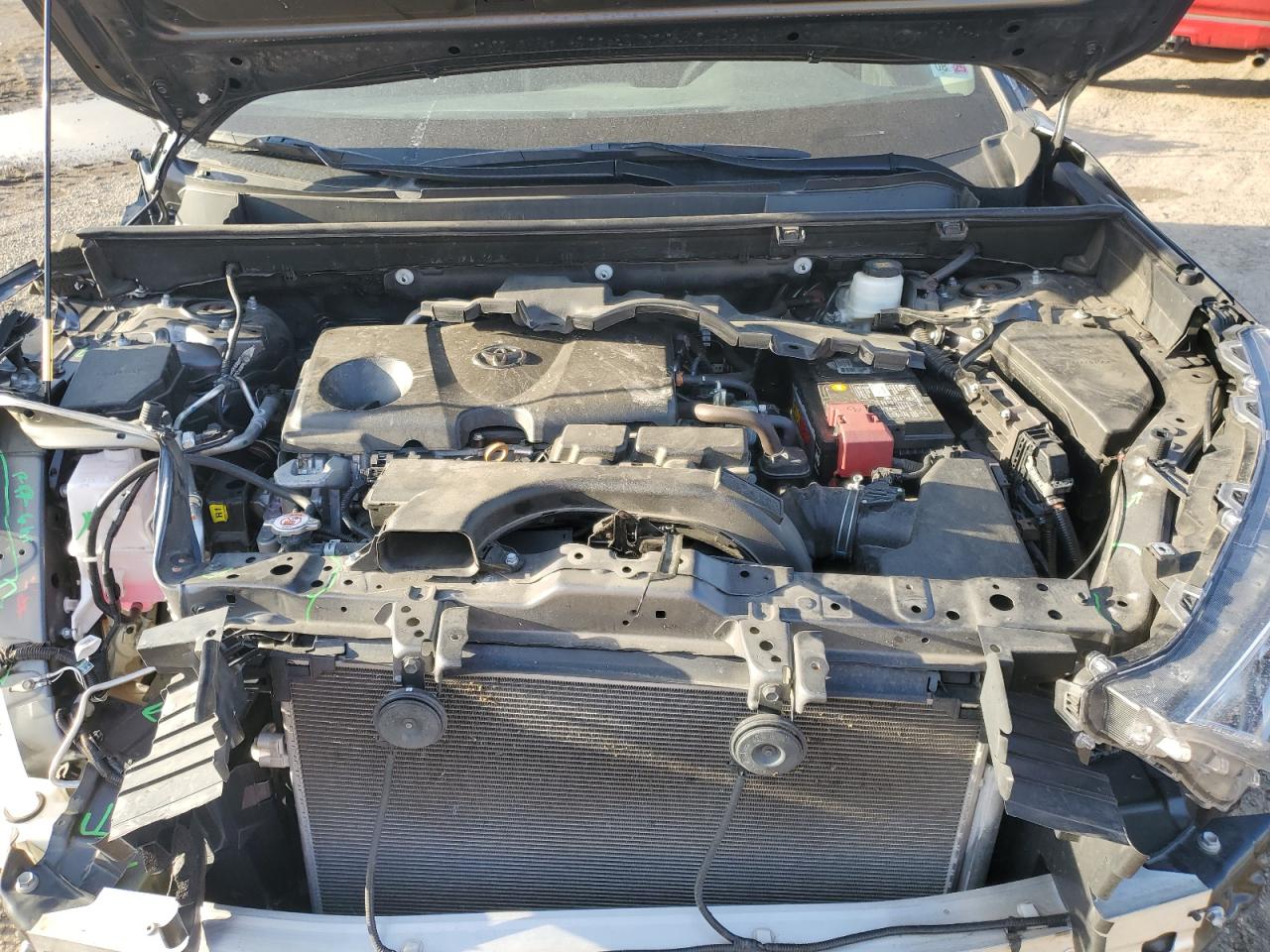 2020 Toyota RAV 4 VIN 2T3W1RFV5LW076621 Copart auction photo, front end damage thumbnail 13