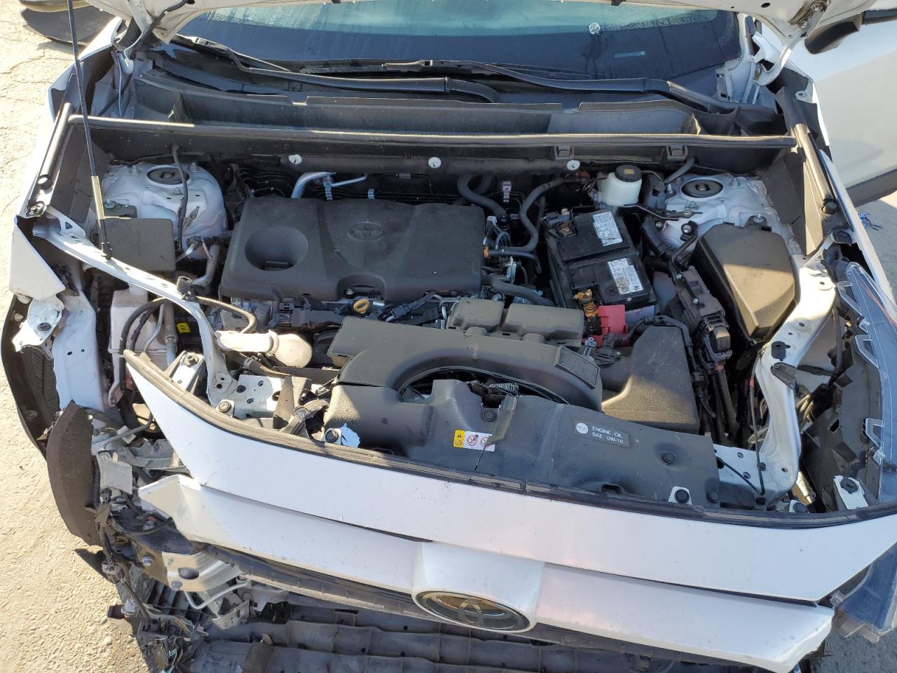 2021 Toyota RAV 4 VIN 2T3C1RFV5MW111971 Copart auction photo, undercarriage / front end damage thumbnail 12