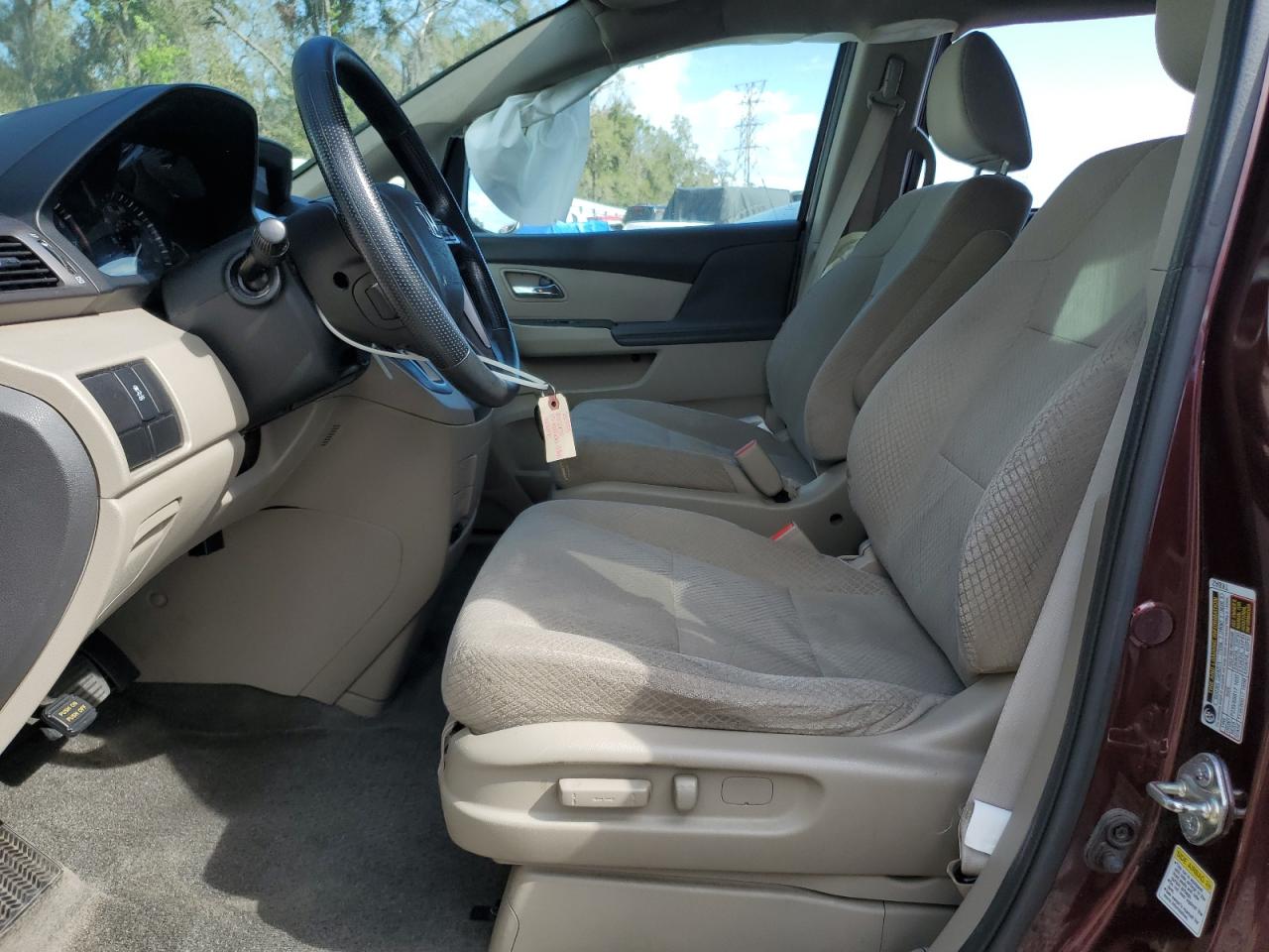 2015 Honda Odyssey VIN 5FNRL5H21FB088777 Copart auction photo, side damage thumbnail 7