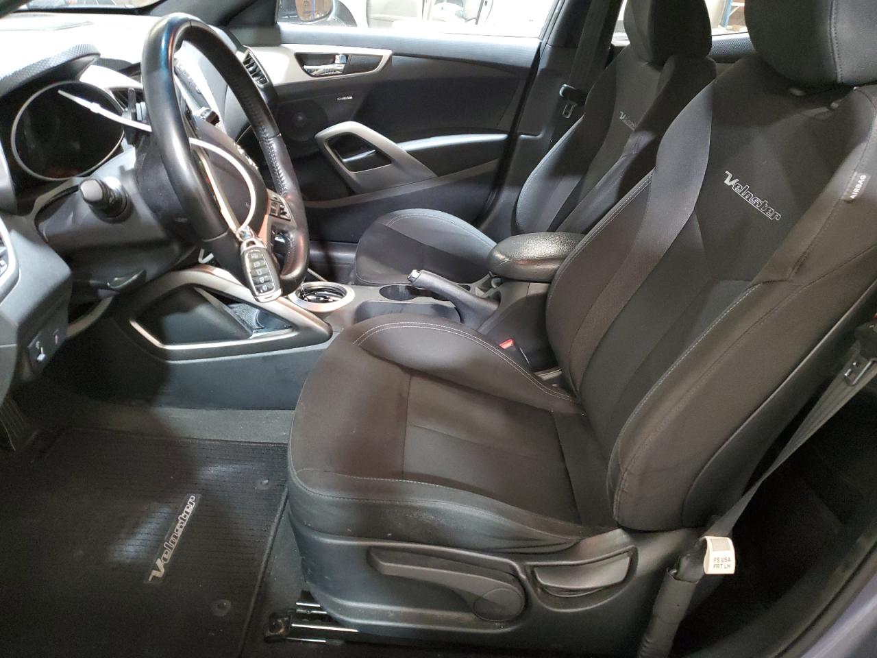 2017 Hyundai Veloster VIN KMHTC6AD0HU324462 Copart auction photo, front end damage thumbnail 7