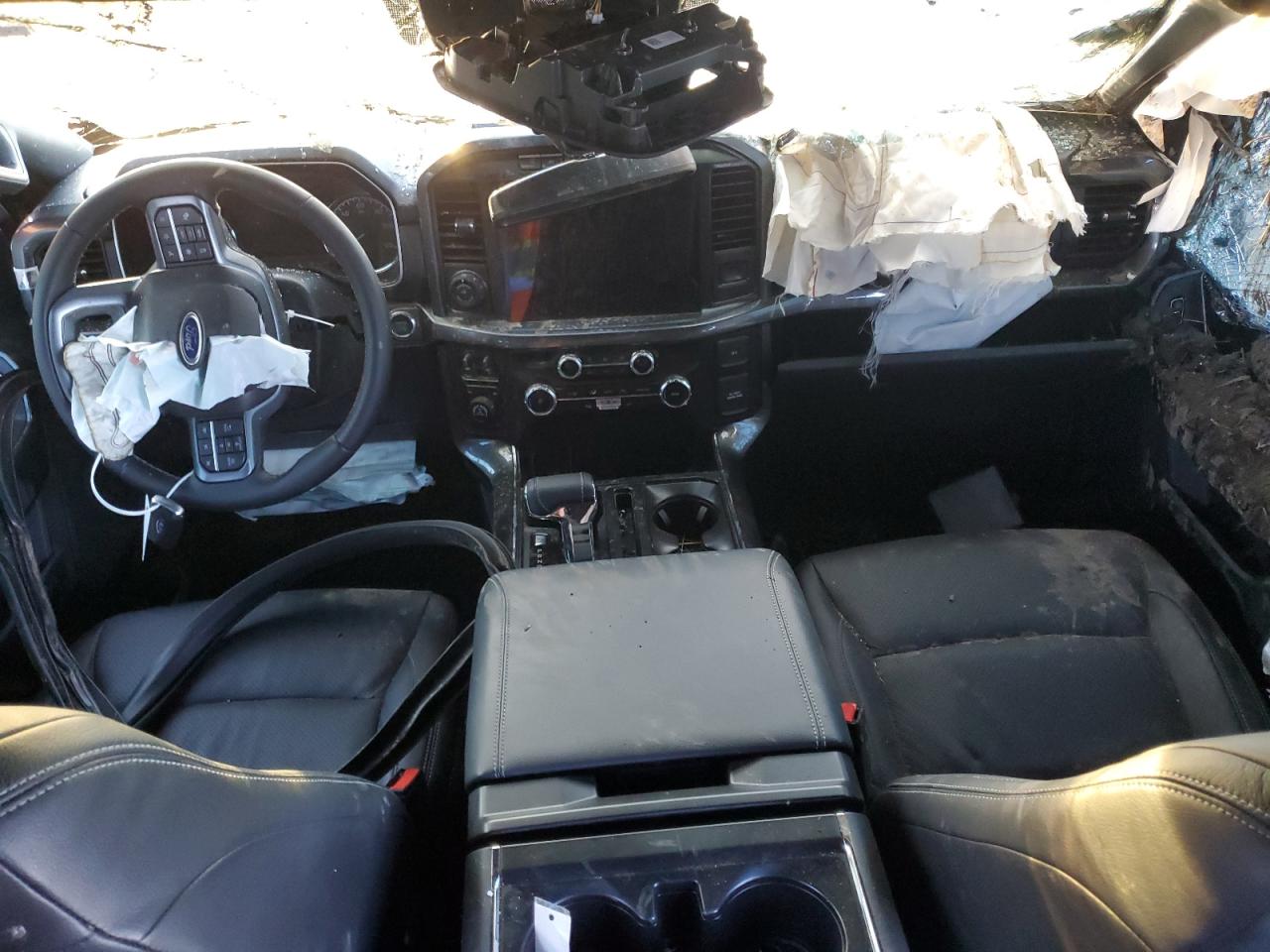 2023 Ford F-150 VIN 1FTFW1E88PFD19859 Copart auction photo, rollover damage thumbnail 8