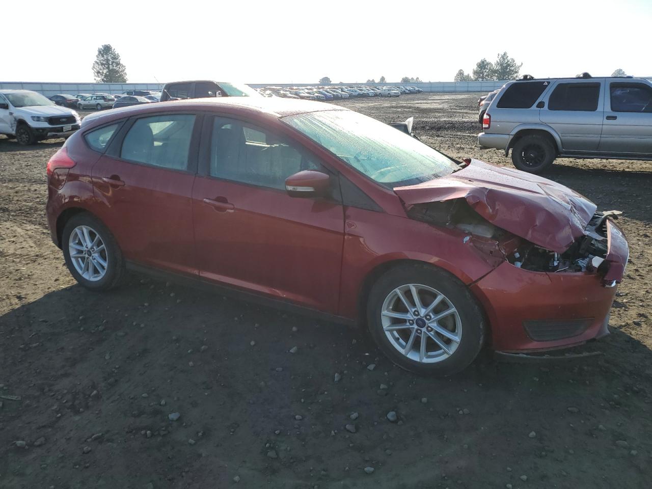 2017 Ford Focus VIN 1FADP3K20HL206903 Copart auction photo, front end damage thumbnail 4