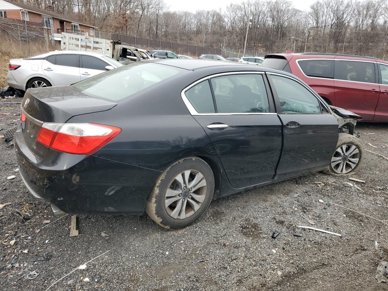2014 Honda Accord VIN 1HGCR2F37EA055158 Copart auction photo, front end damage thumbnail 3