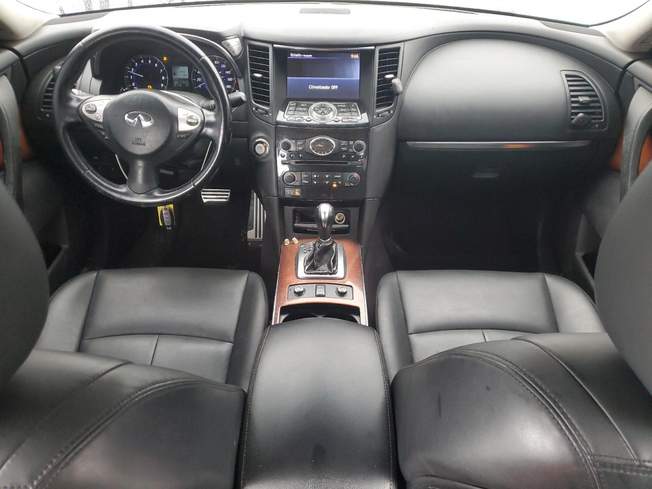 2012 Infiniti FX VIN JN8AS1MU8CM122012 Copart auction photo, front end / side damage thumbnail 8