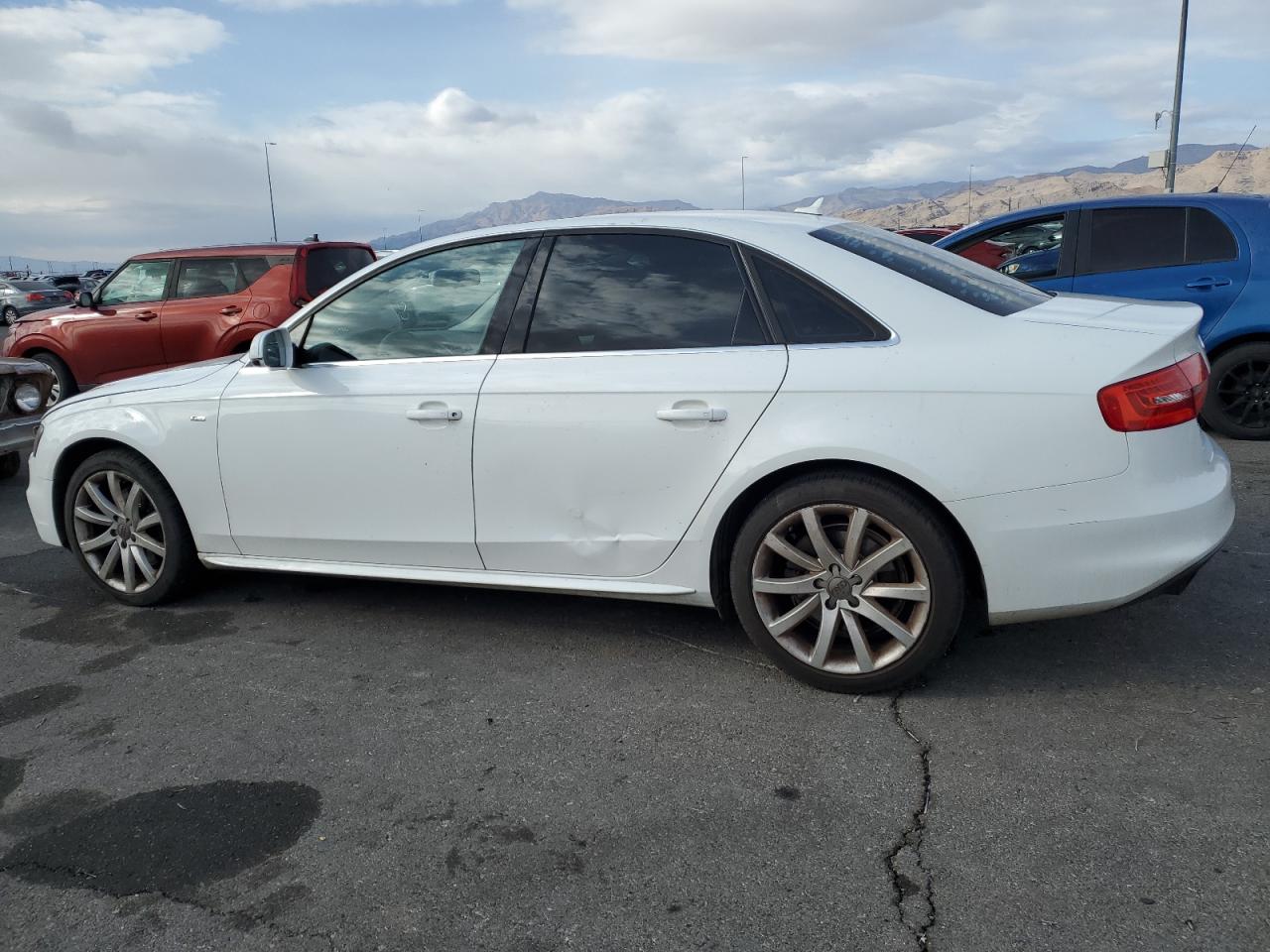 2014 Audi A4 VIN WAUAFAFL2EN019165 Copart auction photo, mechanical / front end damage thumbnail 2