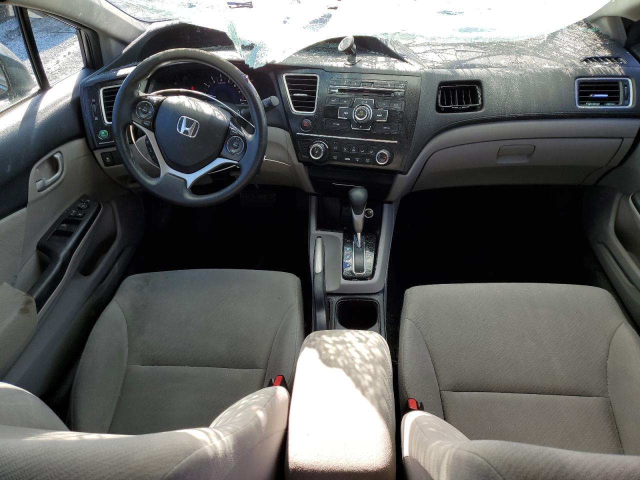 2013 Honda Civic VIN 2HGFB2F54DH599412 Copart auction photo, front end / side damage thumbnail 8
