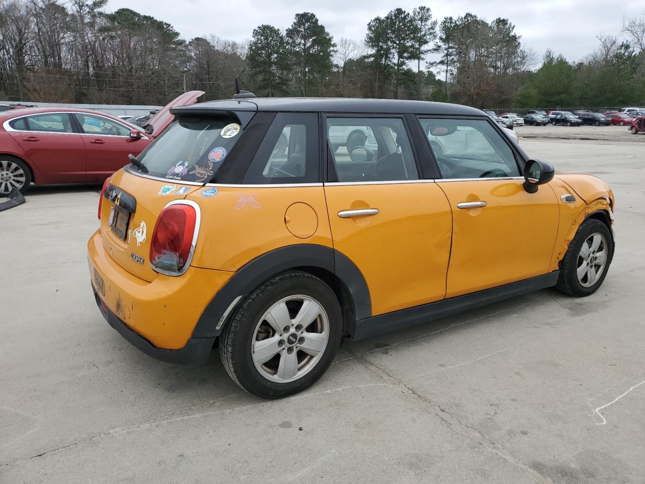 2016 MINI Cooper VIN WMWXU1C52G2D08592 Copart auction photo, front end damage thumbnail 3