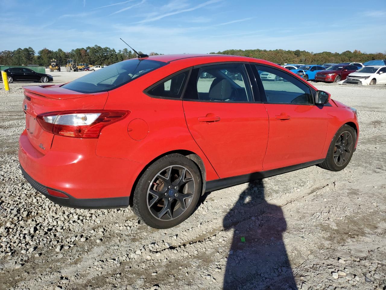 2012 Ford Focus VIN 1FAHP3F21CL447907 Copart auction photo, front end damage thumbnail 3