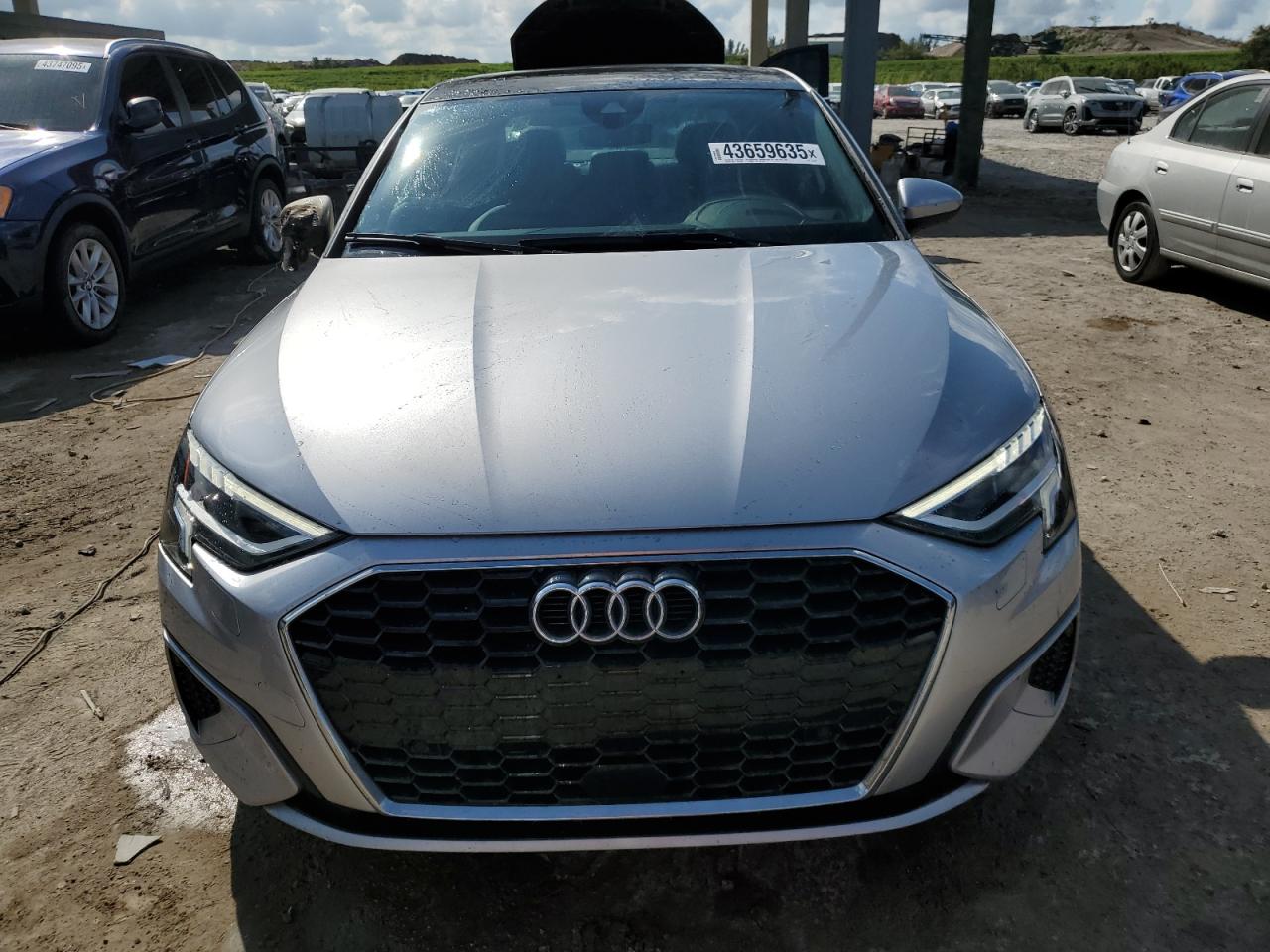 2023 Audi A3 VIN WAUAUDGY1PA083399 Copart auction photo, burn / rear end damage thumbnail 5