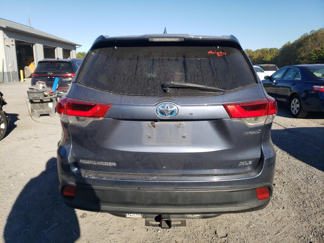 2019 Toyota Highlander VIN 5TDJGRFH9KS070422 Copart auction photo, front end / mechanical damage thumbnail 6