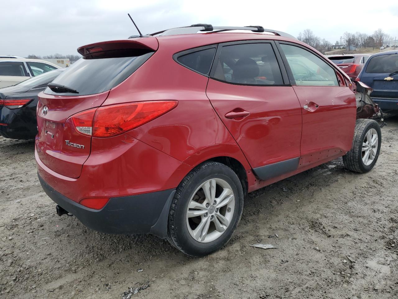 2012 Hyundai Tucson VIN KM8JU3AC0CU345041 Copart auction photo, front end damage thumbnail 3